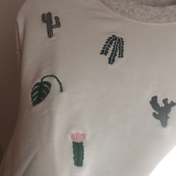 Dress Forum ivory cactus sweatshirt - Picture 10 of 14